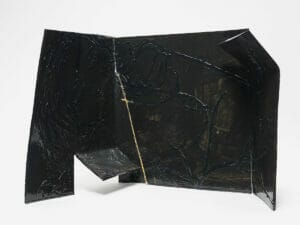 The Black Sculpture, 2017, glazed ceramic, 22 3-4X19X30 1-8in, 57.8X48.3X76.5cm, GA37925 View 01