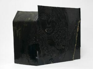 The Black Sculpture, 2017, glazed ceramic, 22 3-4X19X30 1-8in, 57.8X48.3X76.5cm, GA37925 View 03
