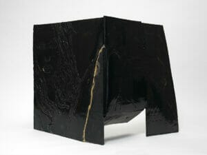 The Black Sculpture, 2017, glazed ceramic